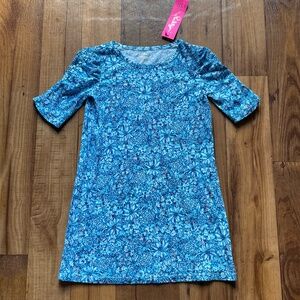 NWT Lilly Pulitzer Girl's Mini Belden Dress Blooming Together Size Medium